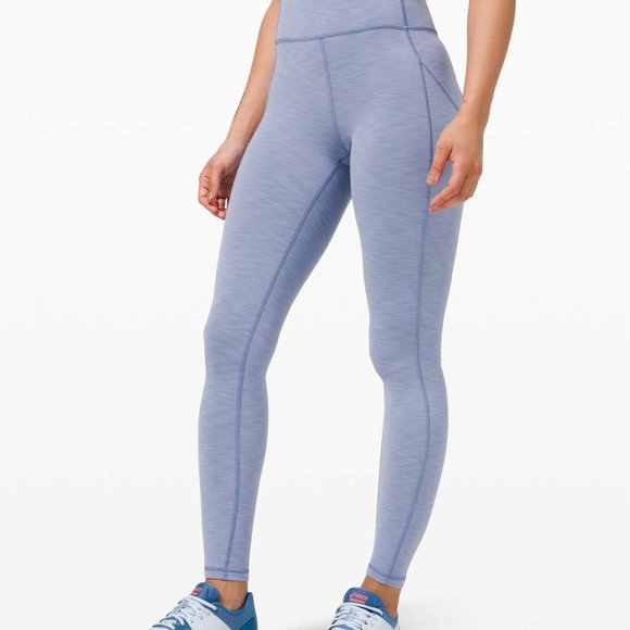 Lululemen Invigorate High-Rise Tight in Heathered Weather Drop - Picture 2 of 9